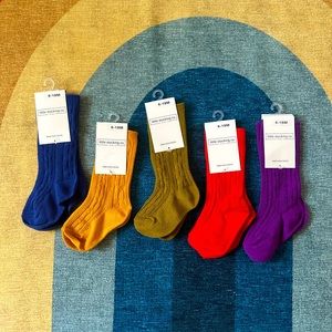 Little Stocking Co knee high socks for babies 6-18 months. 5 colors